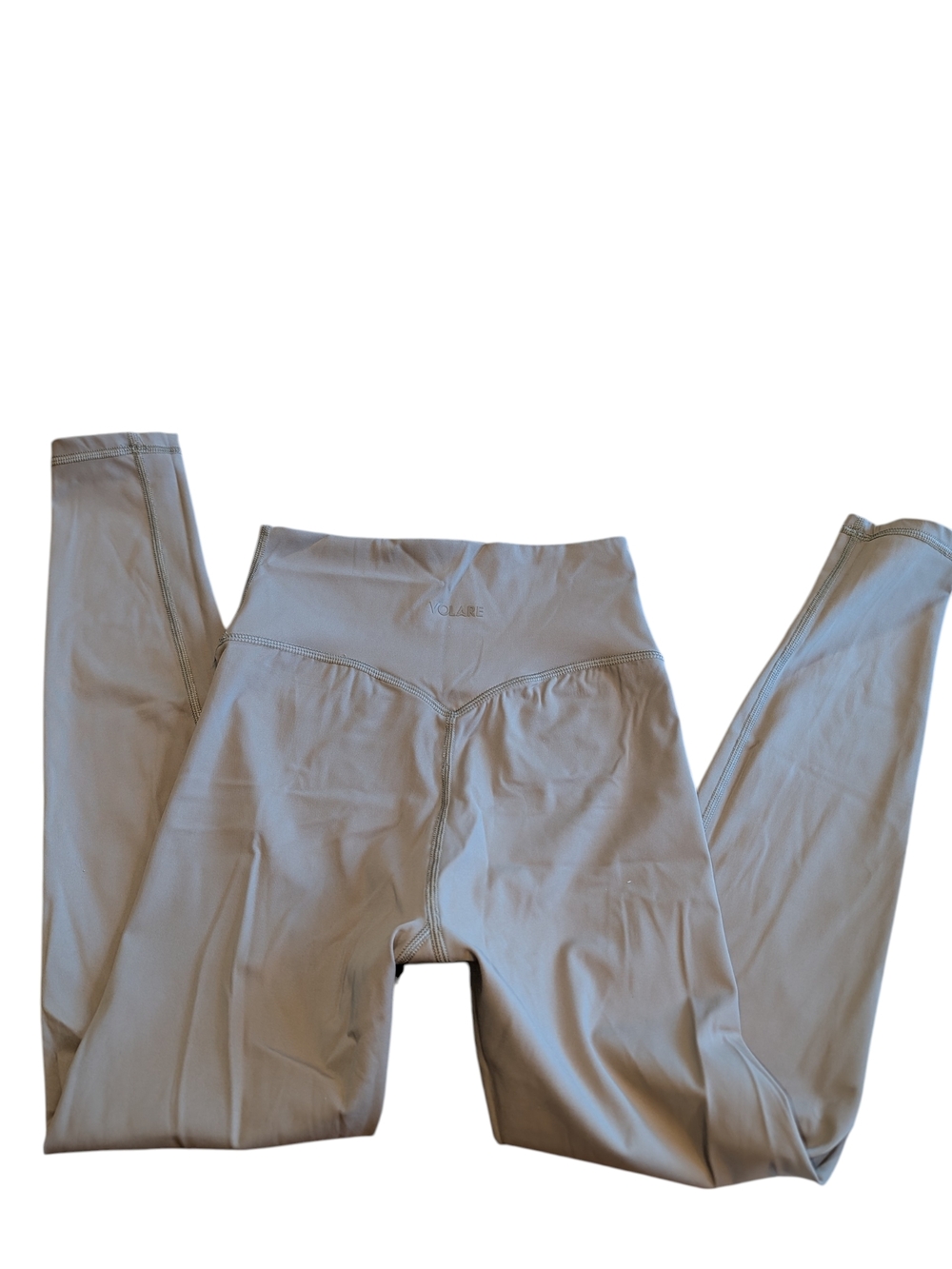 Volare Yoga High-Waist Leggings in Light Gray